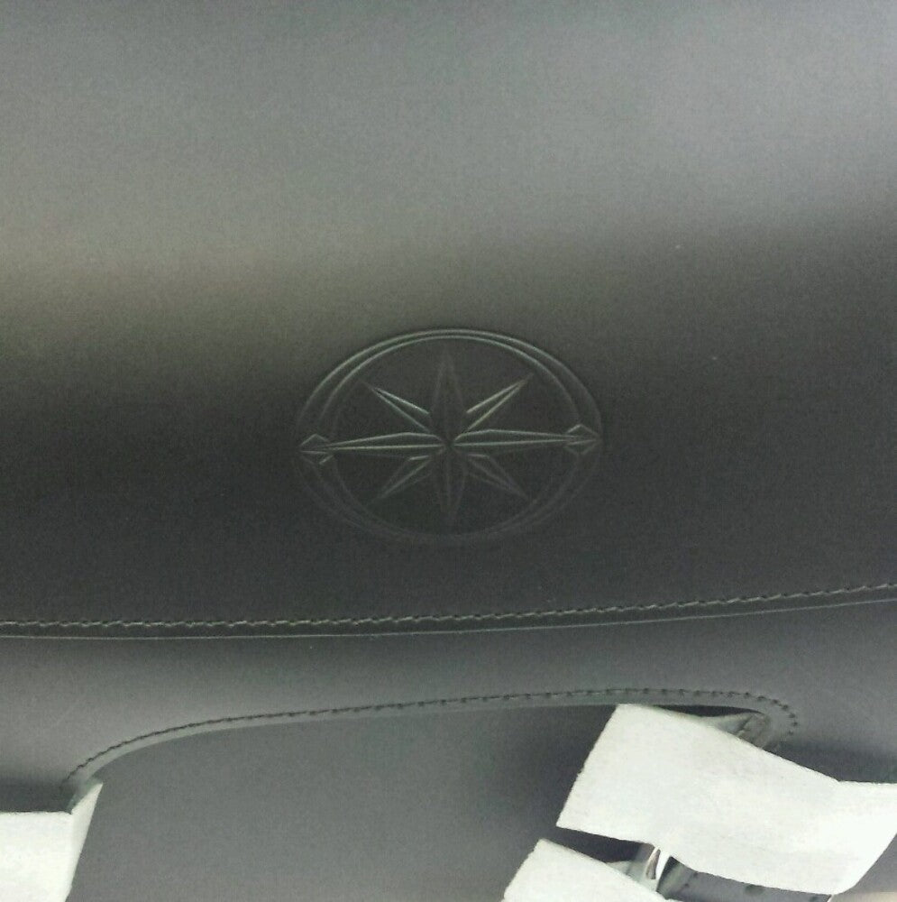 NEW GENUINE YAMAHA STR-GA73-00-00 Black Plain Saddle Bag Set