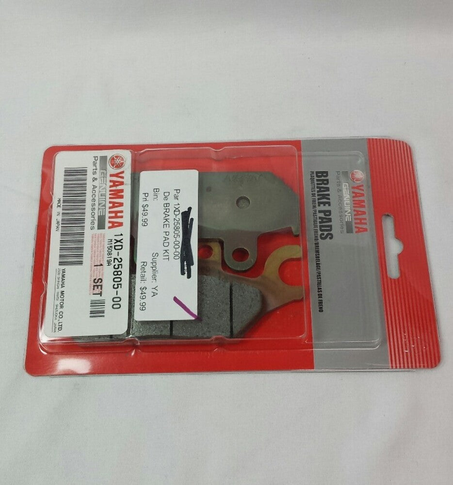 NEW GENUINE YAMAHA 1XD-25805-00 Brake Pad Kit Viking 700 Wolverine Hunter
