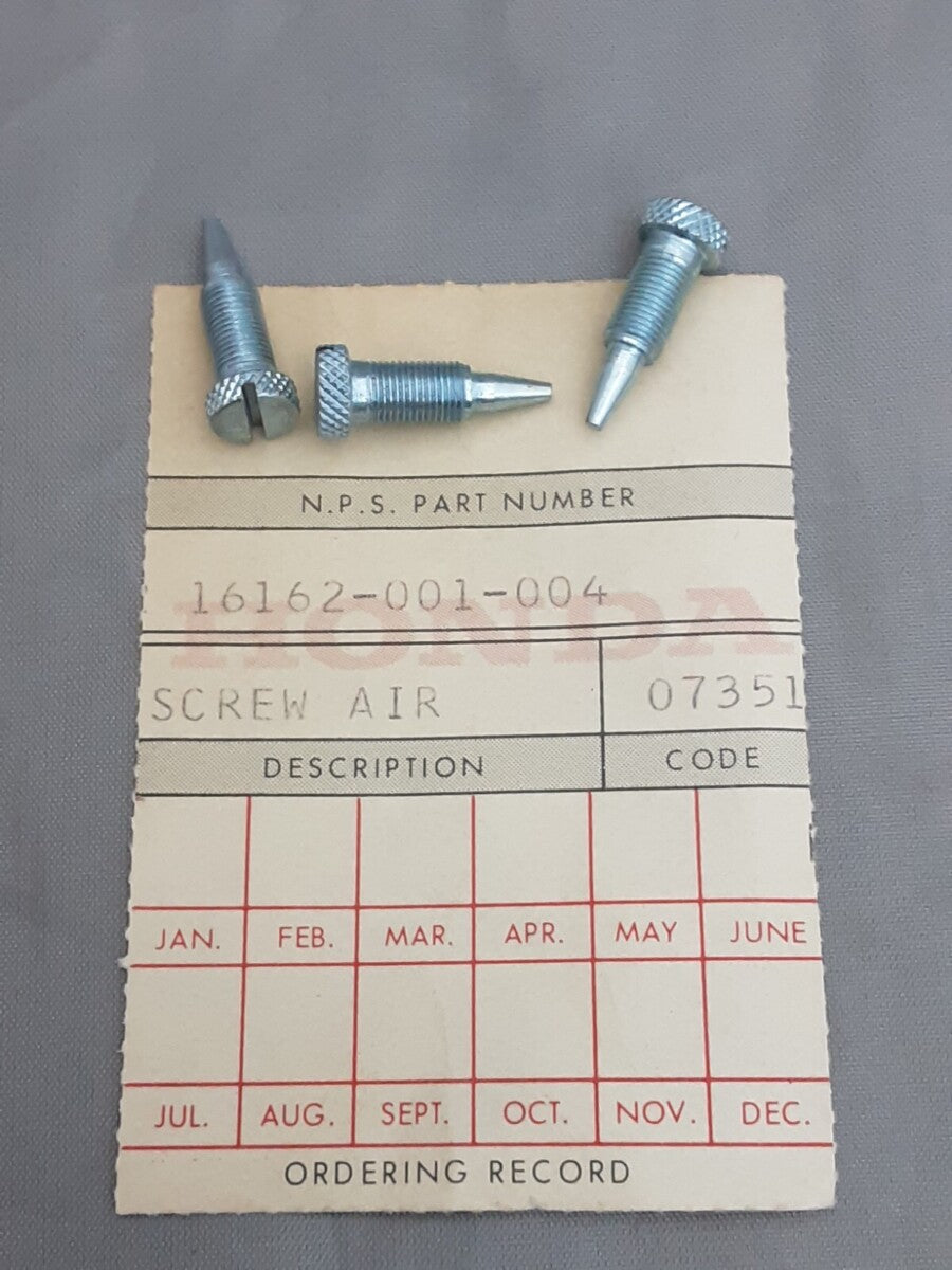 NEW GENUINE HONDA 16162-001-004 QTY 3 Air Screw CA105T, CA102, CA100