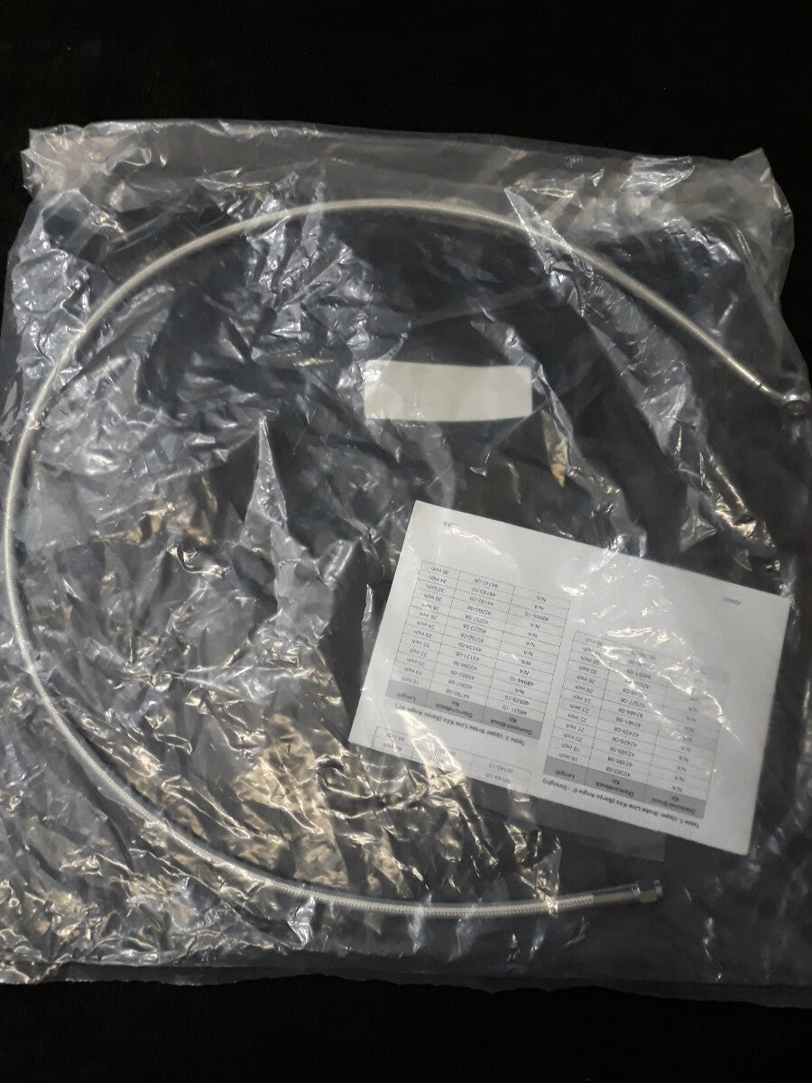 NEW Harley Davidson 38149-10 44" Diamondback Modular Brake Line 35degree Banjo