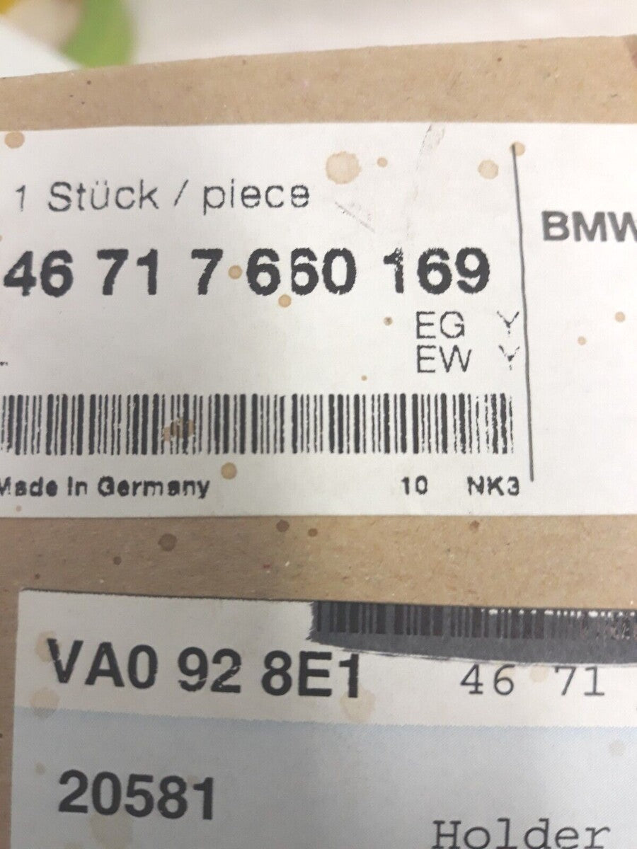 NEW BMW 46717660169 LEFT REAR FOOTREST HOLDER SIVER K1200 2003-08