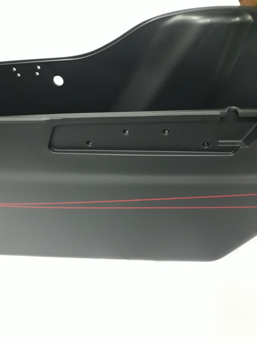 NEW HARLEY DAVIDSON Saddlebag Bottom Right Side Black W/ Pinstripes 90201066DBN