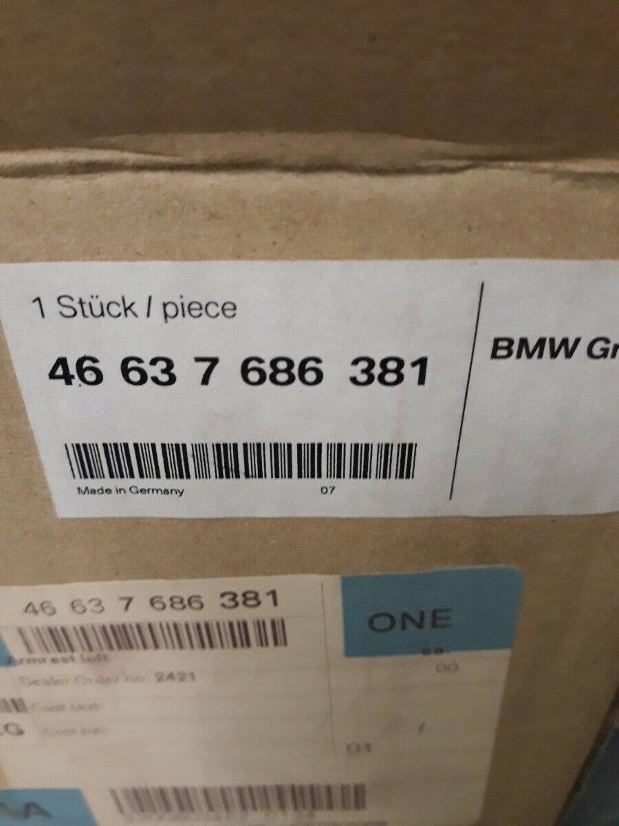 USED BMW Left Armrest Speaker Black Part# 46637686381 2007 K1200LT