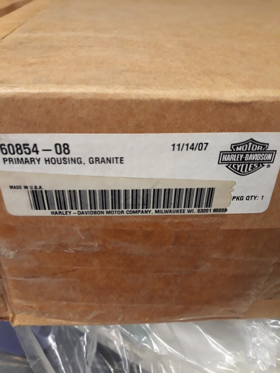 NEW HARLEY DAVIDSON 60854-08 Granite Primary Housing Cover
