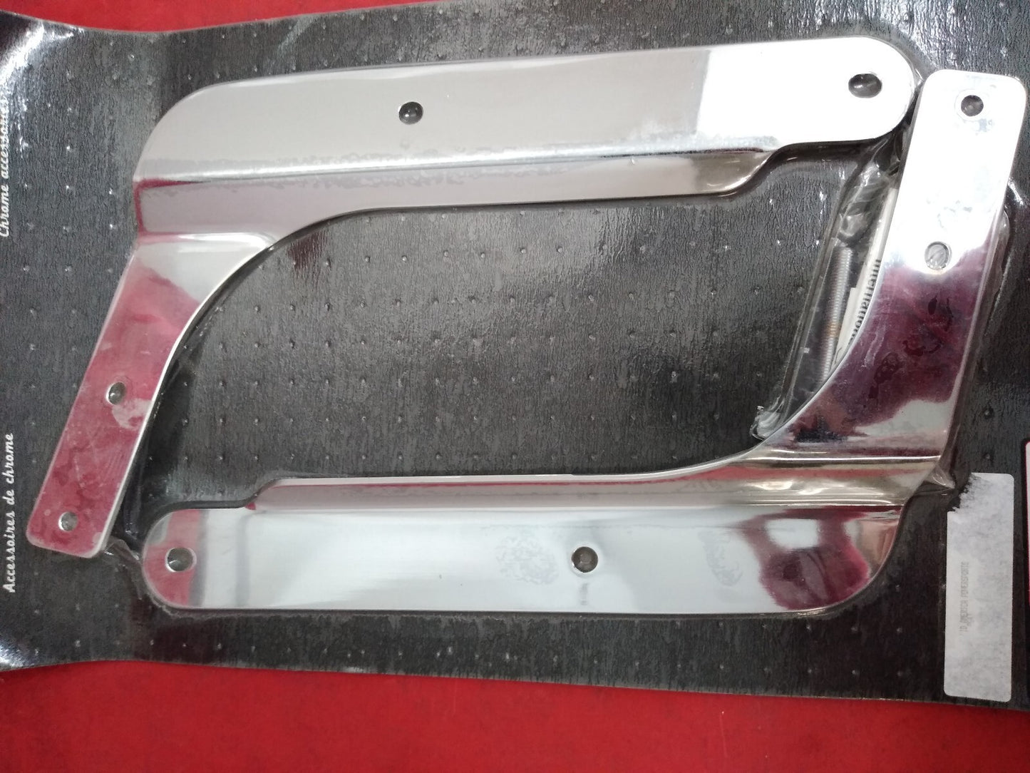 NEW Custom World International Backrest Mount VT750C2 / 01-2643 Chrome