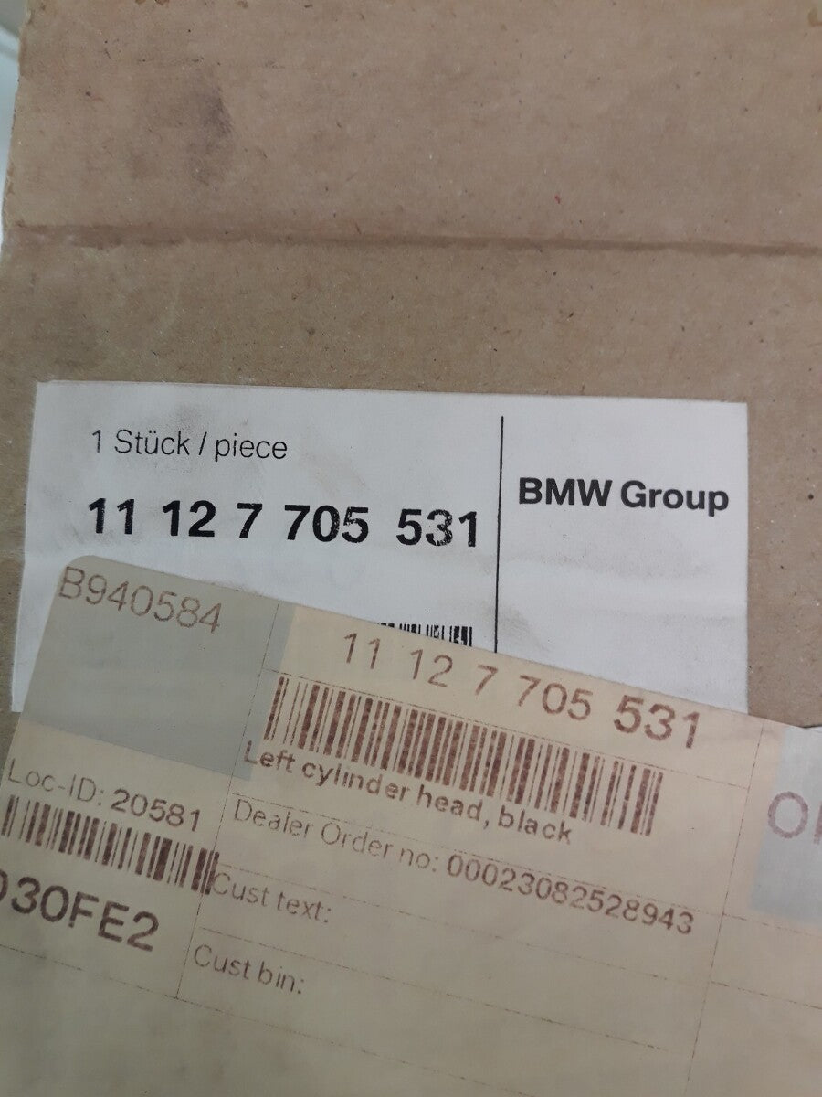 NEW BMW Black Left Head Cylinder Part# 11127705531 Fits R1200GS, R1200RT