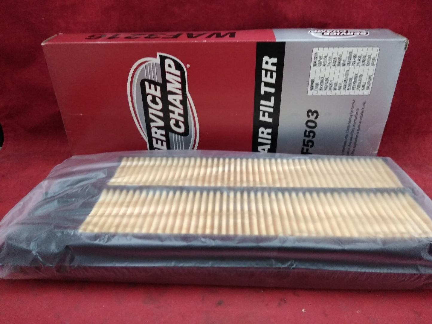 NEW SERVICE CHAMP Air Filter AF5503 / WAF3216 / CA9564