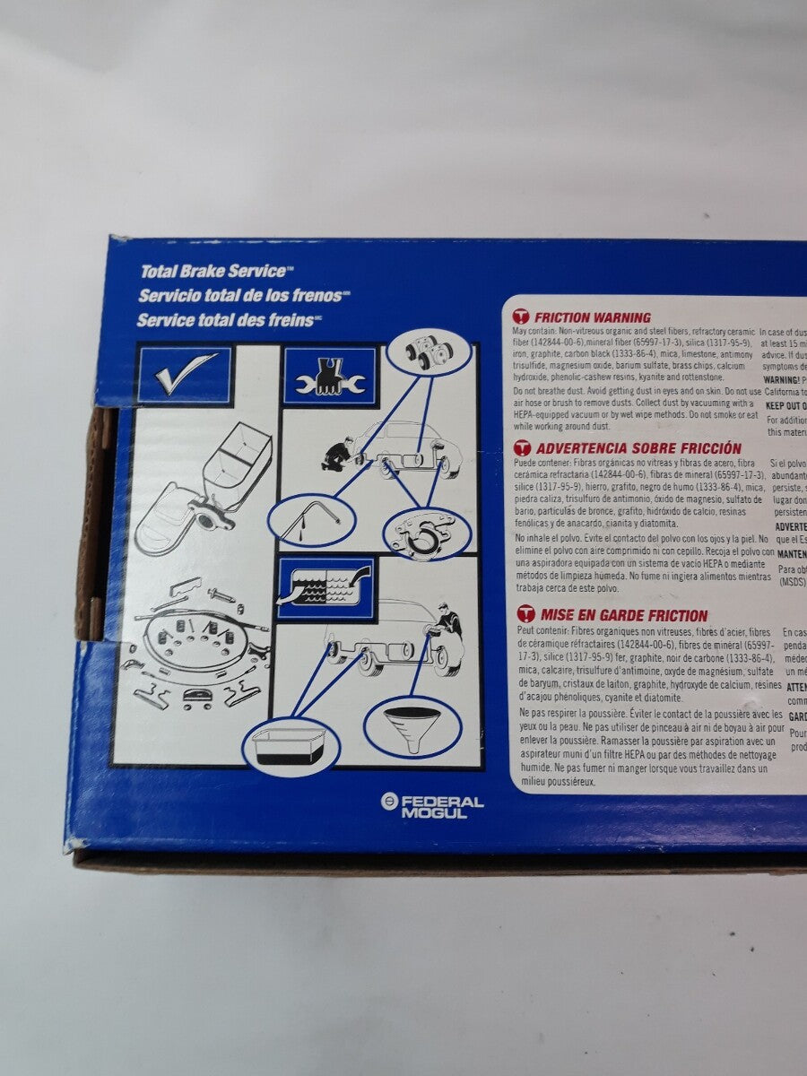 NEW WAGNER QUICK STOP Semi-Metallic Disc Brake Pads Ref# ZX711