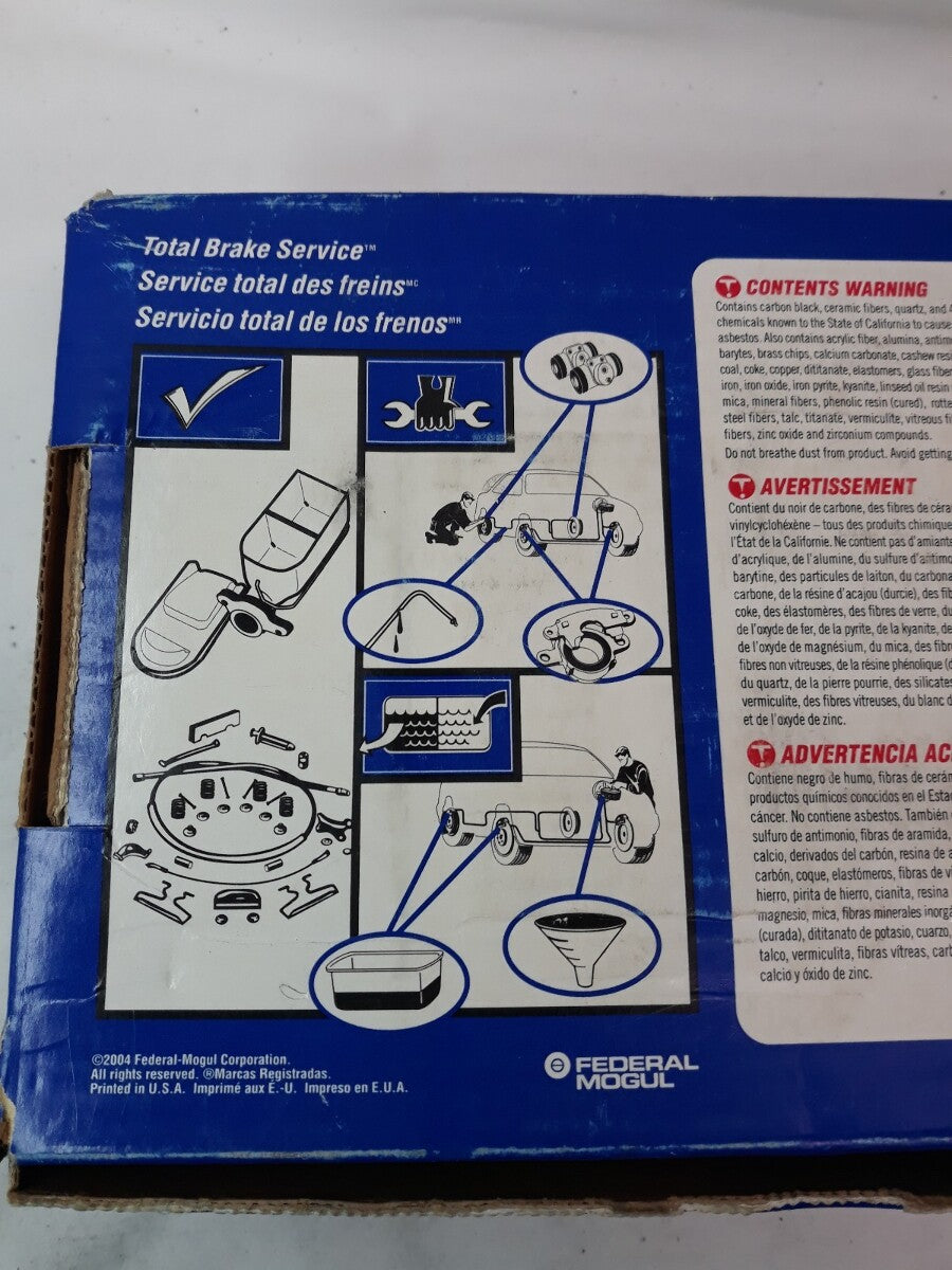 NEW WAGNER QUICK STOP Semi-Metallic Disc Brake Pads Ref# ZX757