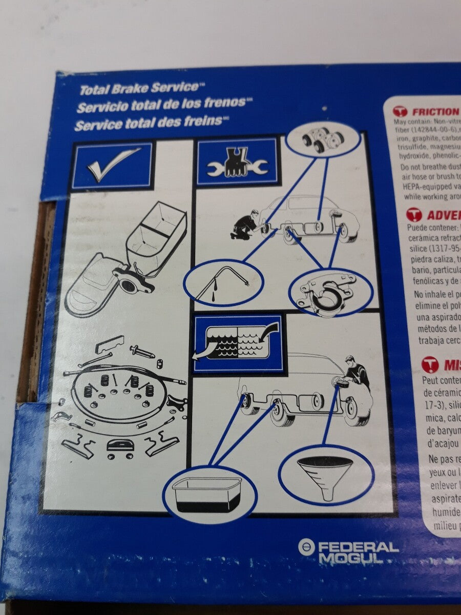 NEW WAGNER QUICK STOP Semi- Metallic Disc Brake Pads Ref# ZX858