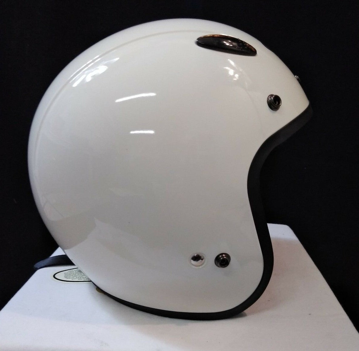 NEW Vega X-280 Motorcycle Open Face Helmet 8000-045 / White / Size: XL SnapVisor