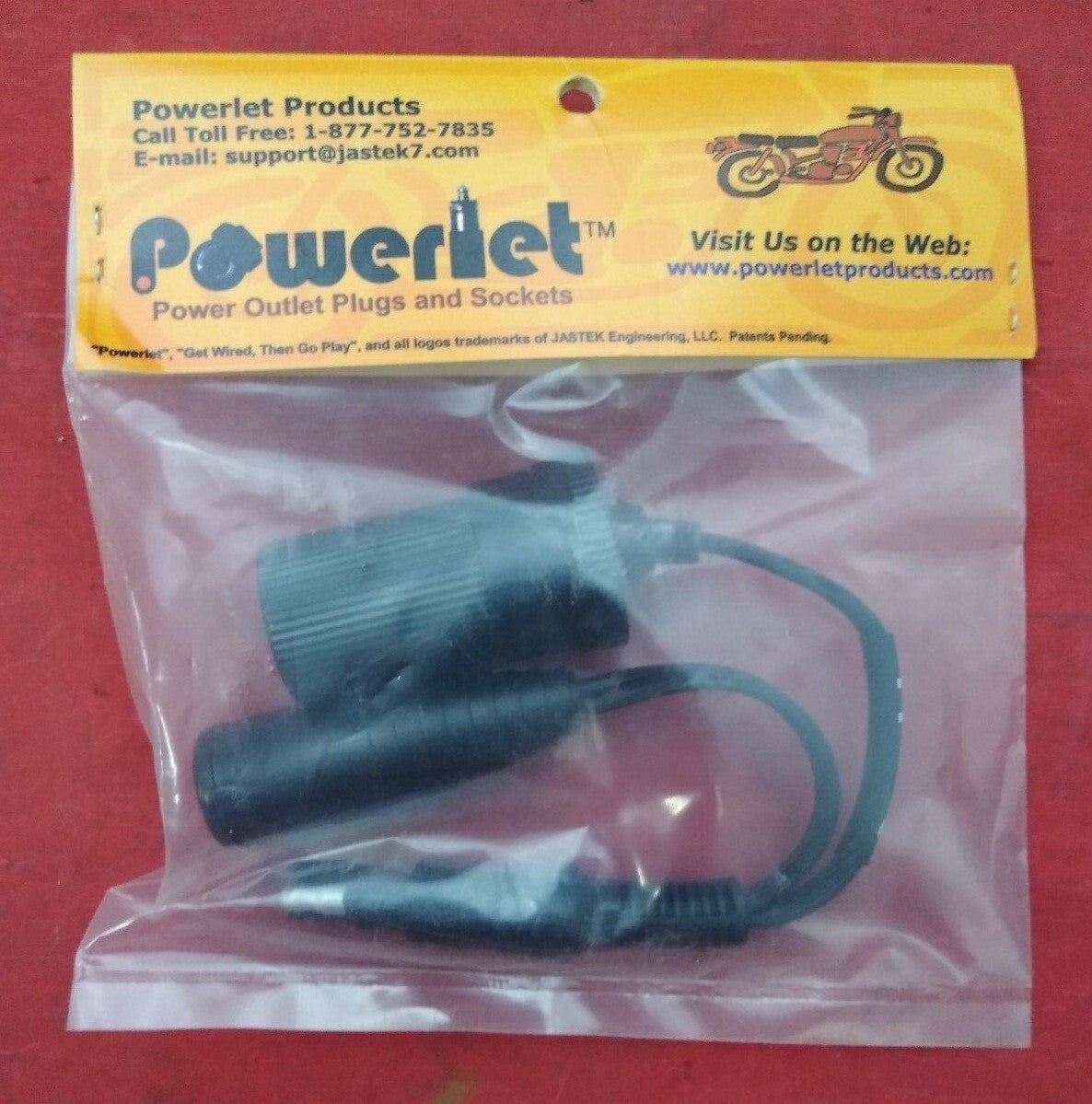 NEW SAE Y-Cable to Cigarette Socket and Powerlet Socket PAC-027