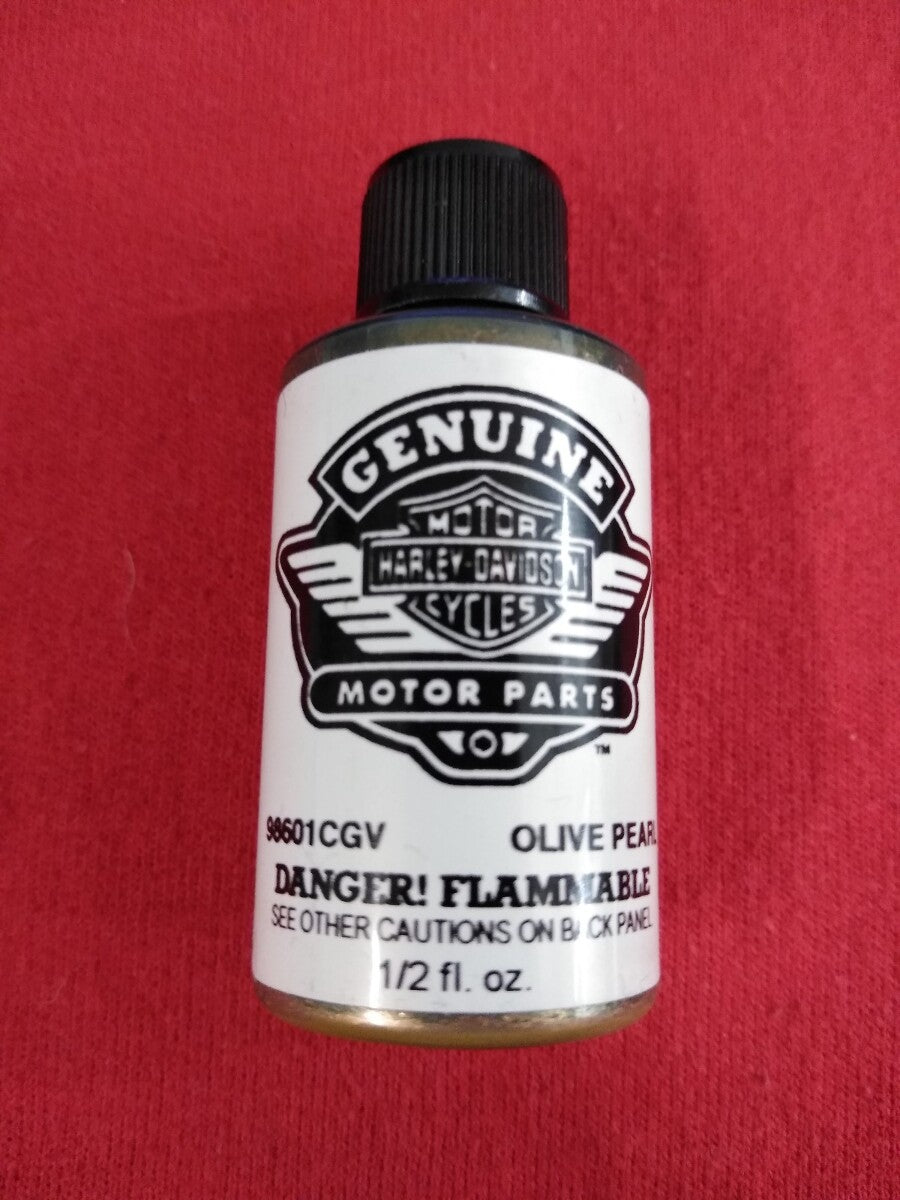 NEW Harley Davidson Touch Up Paint 1/2 fl oz. / 98601CGV Olive Pearl