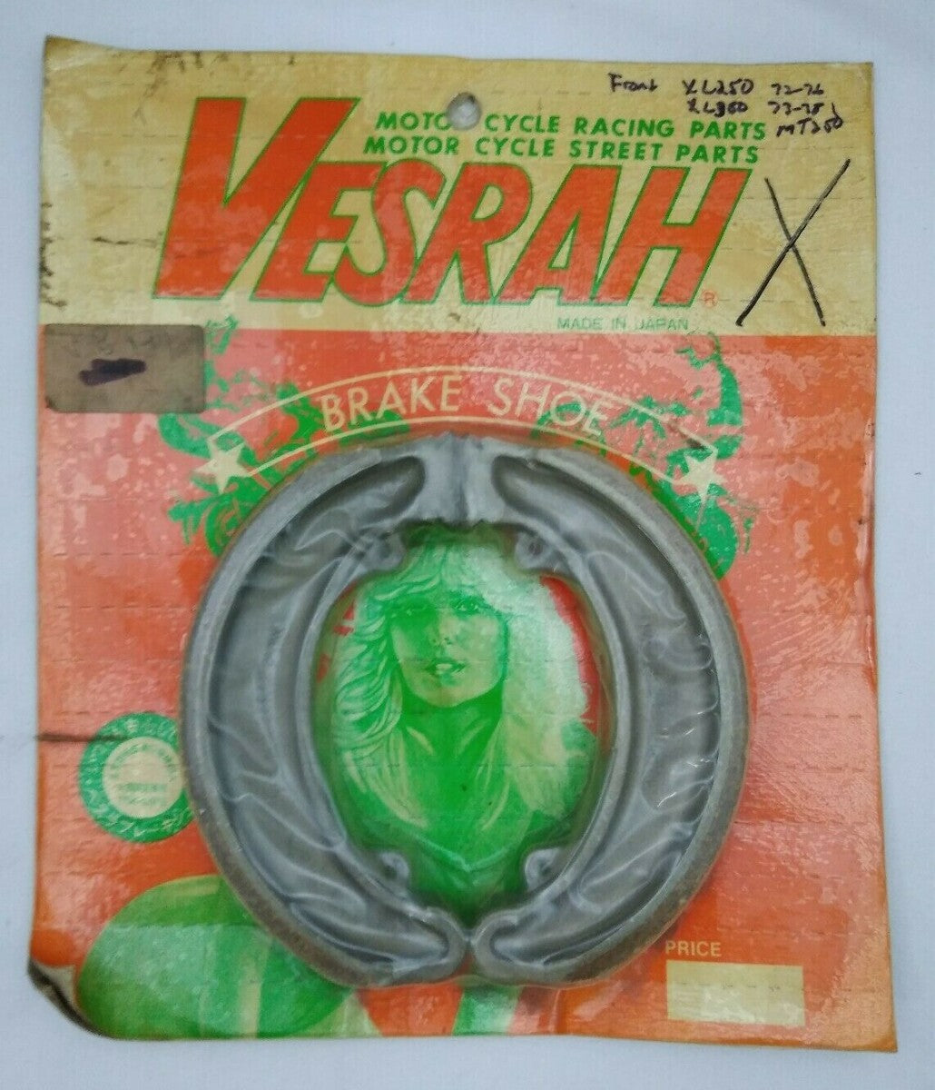 NEW Vesrah Brake Shoes / Motorcycle Brake Shoes / VB-124 / Vintage