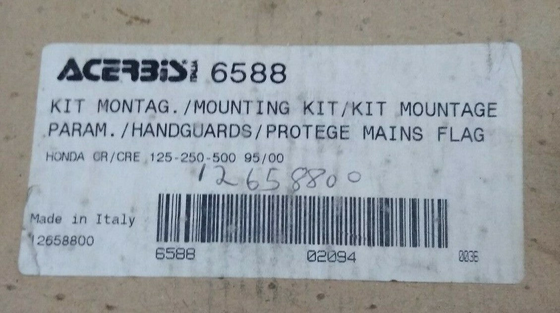 NEW ACERBIS Motorcycle Flag Mounting Kit Mountage HandGuards / 6588