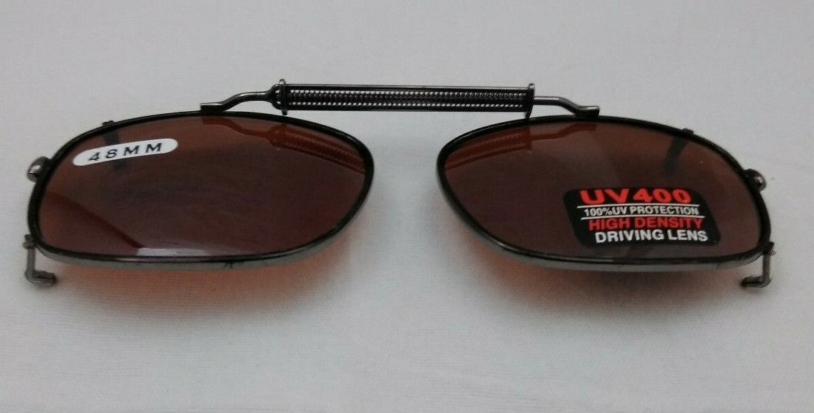 NEW DRIVING UV Eye Protection Clip on Sunglasses / 48MM / 09748A