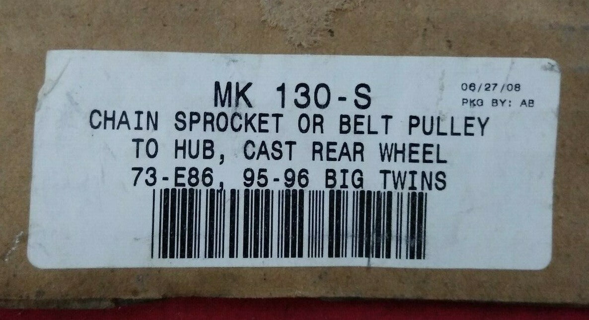 NEW Cy-Chrome Fasteners / MK 130-S / 73-E86 / '95-'96 Big Twins