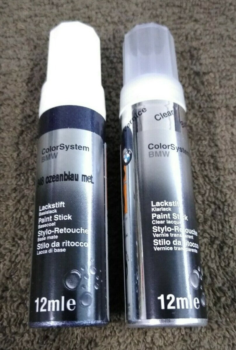 NEW BMW Touch Up Paint / 51910144560 / 948 Ozeanblau Met. and Clear Coat