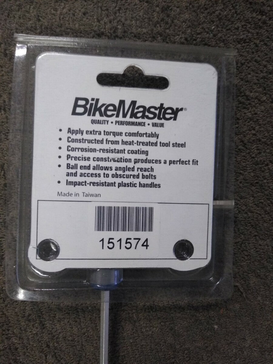 NEW BikeMaster Ball End Hex Wrench / 4 mm / 151574