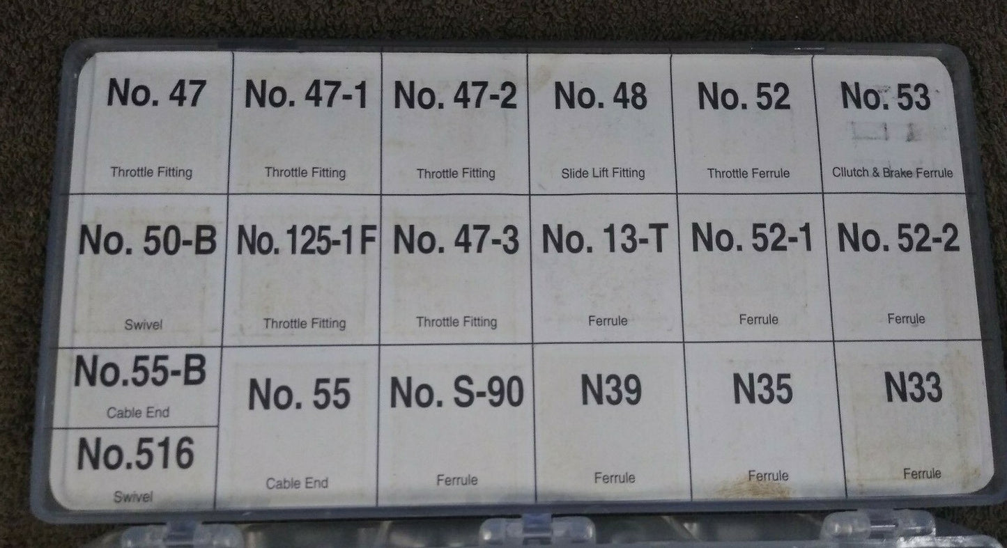 NEW Barnett Japanese Control Fitting Assortment / JCFA / Over 150 Pieces