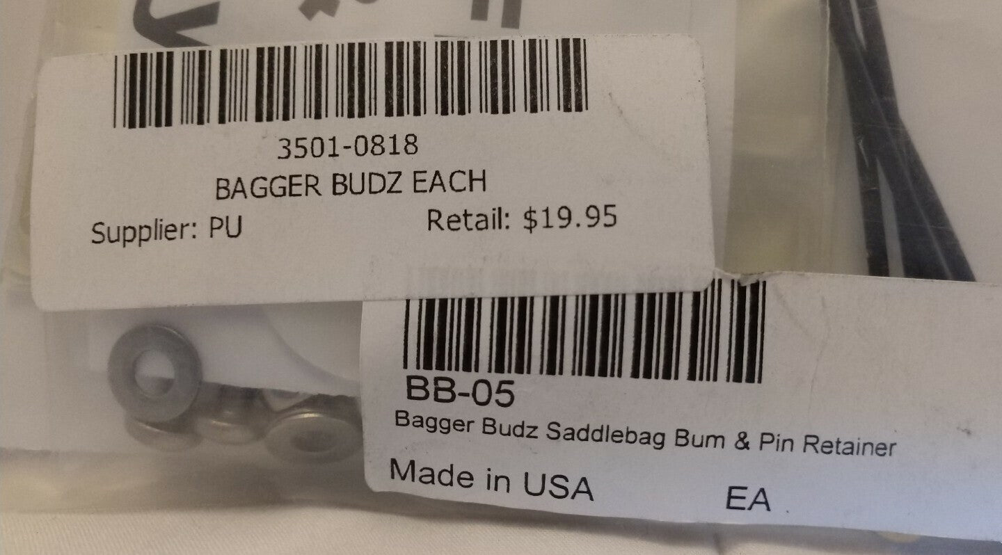 NEW RIVCO Bagger Budz Saddlebag Feet & Pin Retainer Kit BB-05 / 3501-0818