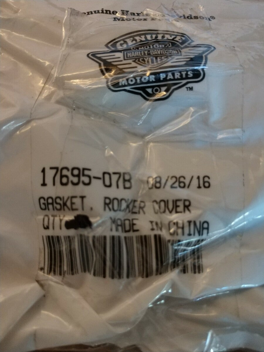 Lot of 2 NEW Genuine Harley Davidson Gasket, Rocker Cover / 17695-07B