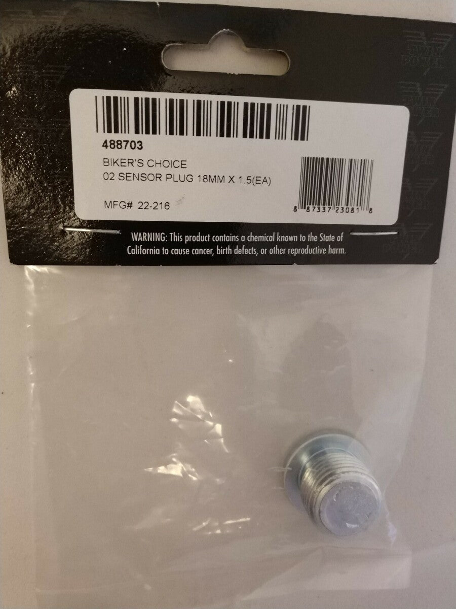NEW Twin Power Biker's Choice 02 Sensor Plug 18MM x 1.5 P/N 488703