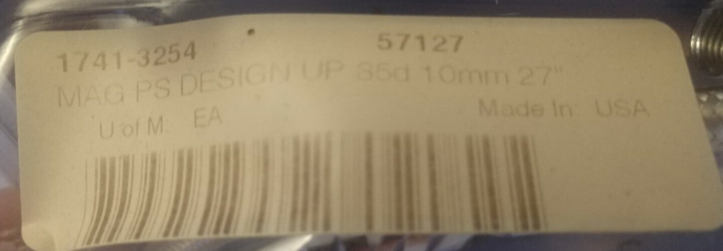 New Magnum 27" Polished Stainless Designer Upper DOT Brake 35° 10mm / 57127