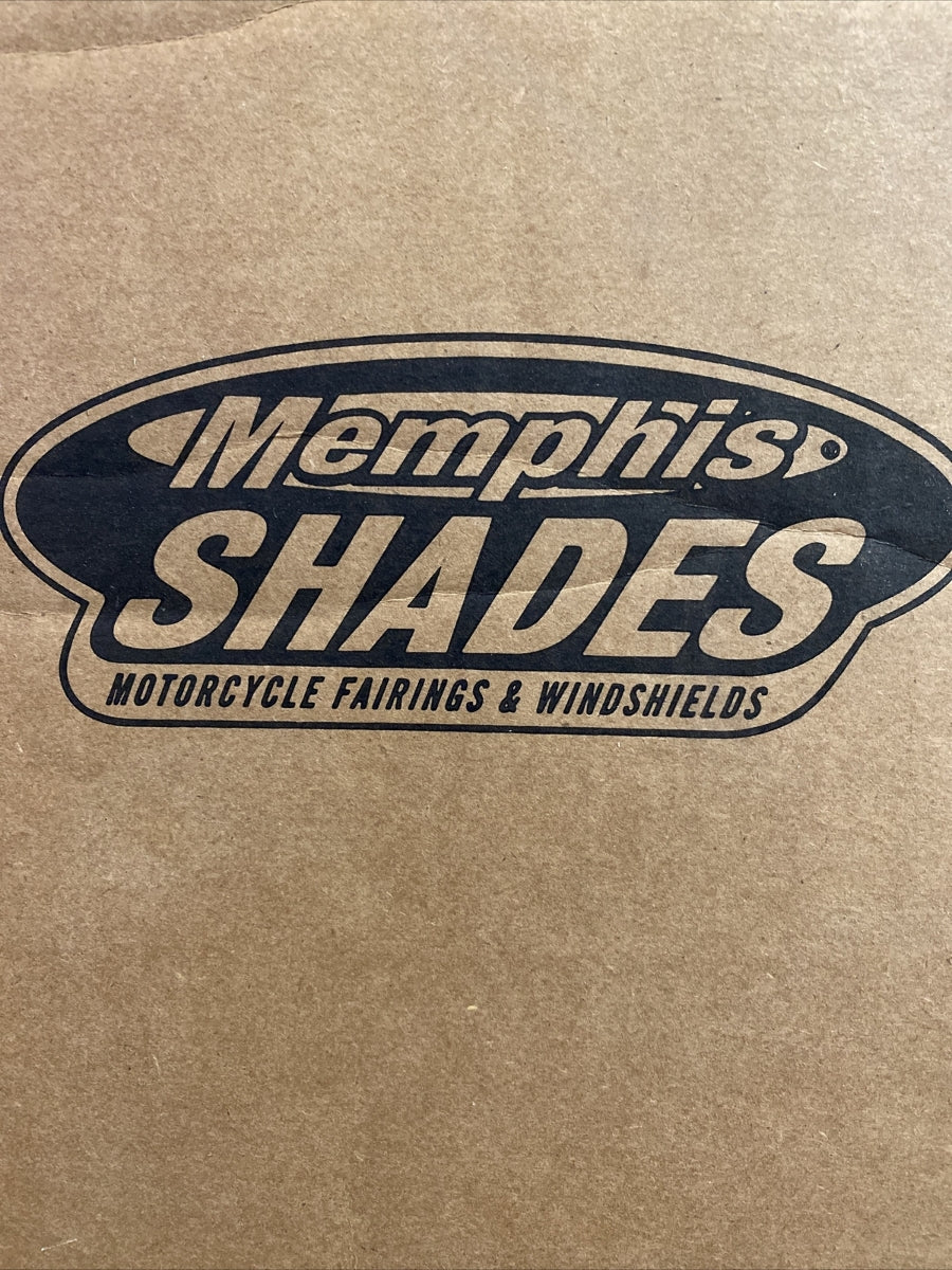 Memphis Shades MS Batwing Spoiler Windshield 6.5" Smoke 2350-0135 8541
