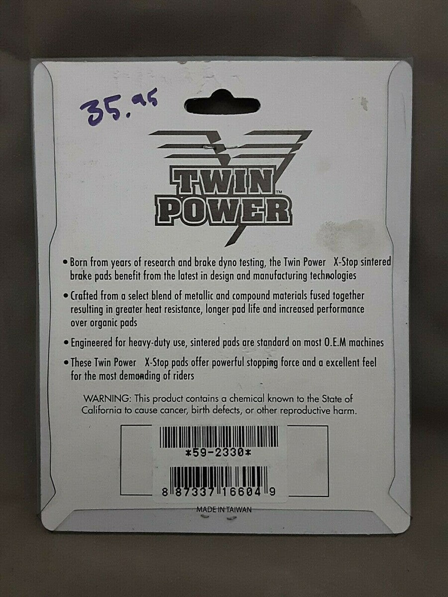 Twin Power X-Stop Brake Pads Harley Davidson 59-2330