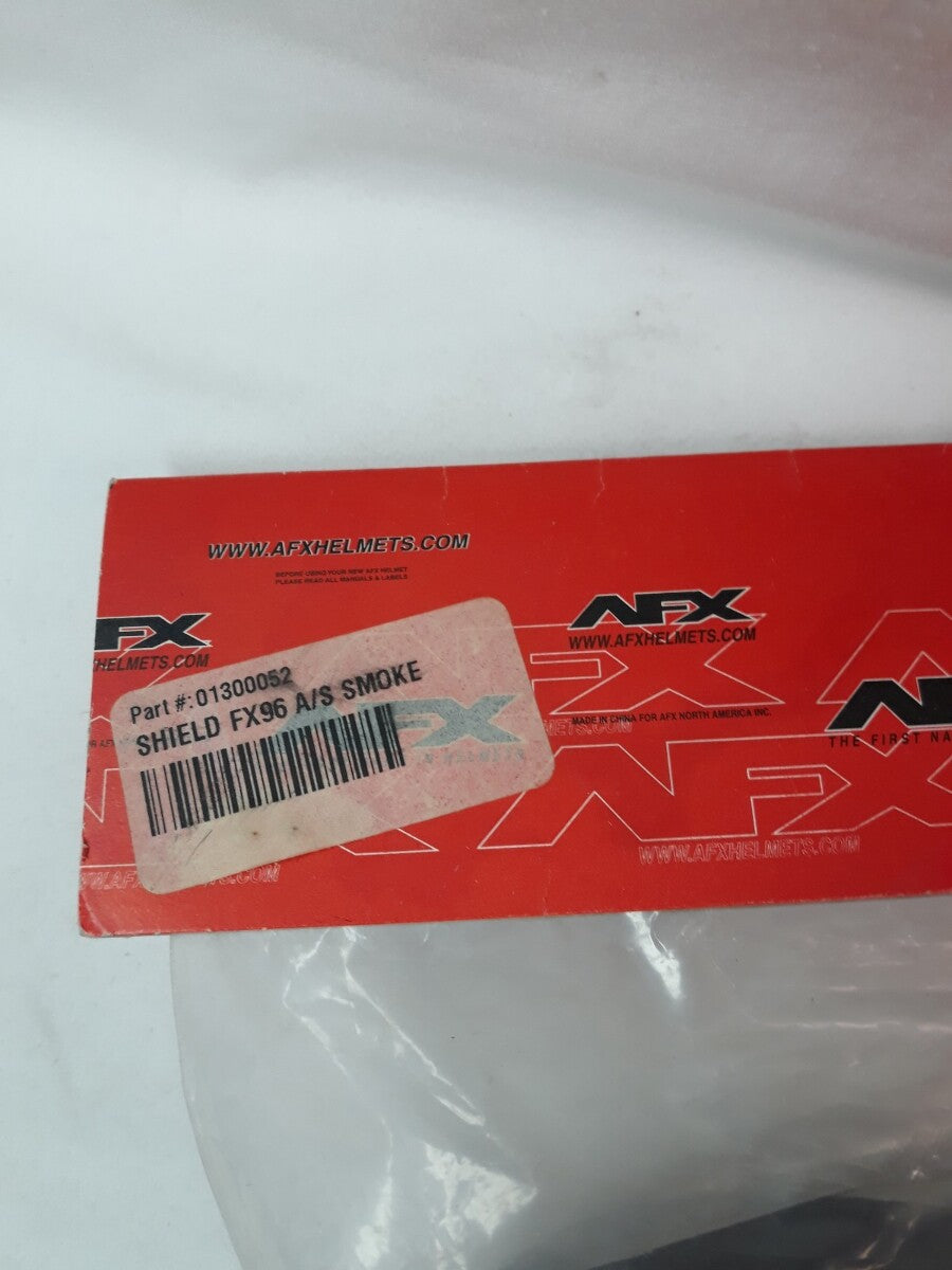 NEW AFX Motorcycle Helmet Face Shield FX96 A/S Smoke Part# 0130-0052