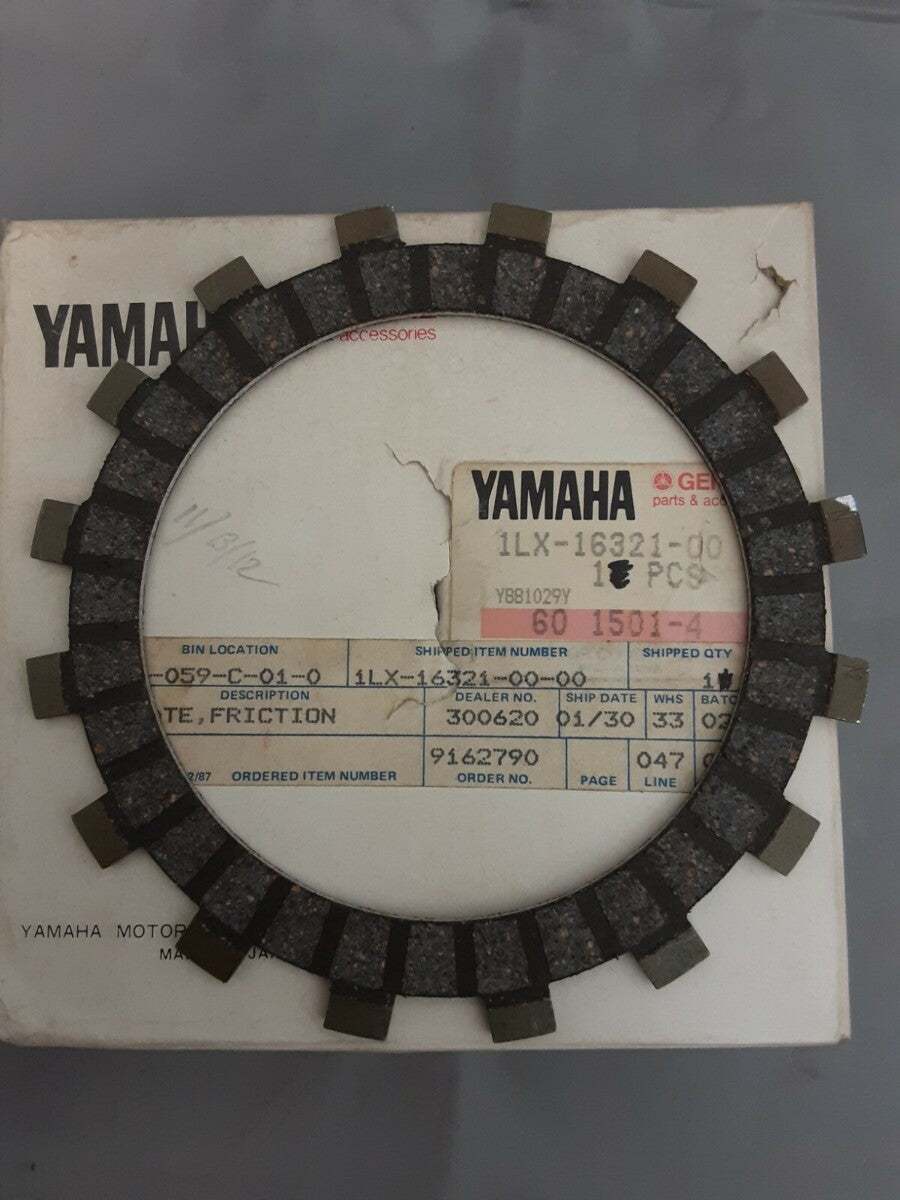 NEW GENUINE YAMAHA 1LX-16321-00 PLATE, FRICTION YZ125 YZF600