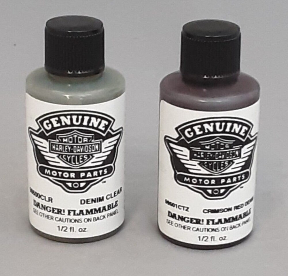 NEW GENUINE HARLEY DAVIDSON 98601CTZ Crimson Red Denim and Clear 1/2 FL. OZ.