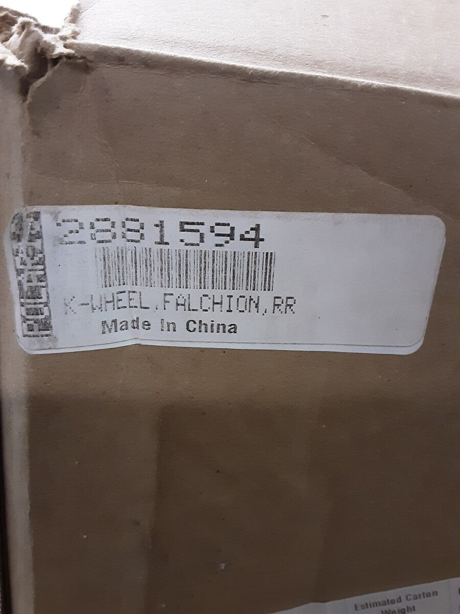 NEW GENUINE VICTORY 2881594 KWHEEL,FALCHION,RR BLACK Vegas 08-17 Gunner 14-17