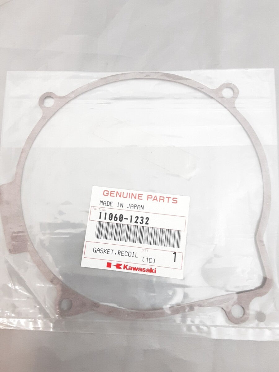 NEW GENUINE KAWASAKI 11060-1232 GASKET, RECOIL STARTER Bayou KLF300-C1 1989-1995