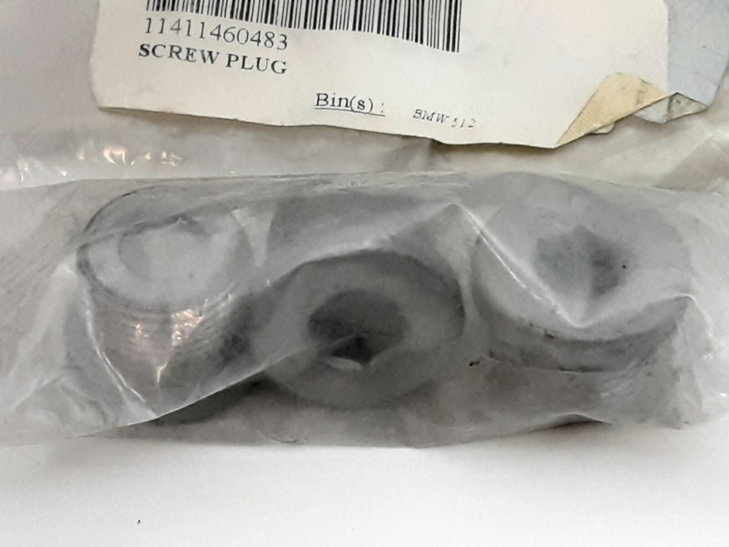 NEW GENUINE BMW 11411460483 SCREW PLUG K100 K75 K1 K1100 R1100 R85 K1200 R1200