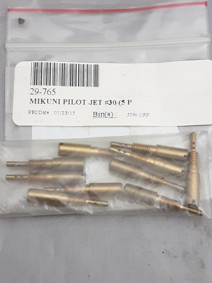 NEW GENUINE MIKUNI 29-765 PILOT JET #30