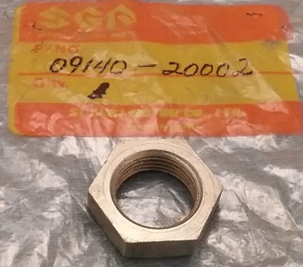 NEW GENUINE SUZUKI 09140-20001 NUT T10 S32 B100 B105 KT120 T200 TC200 A100 AS100