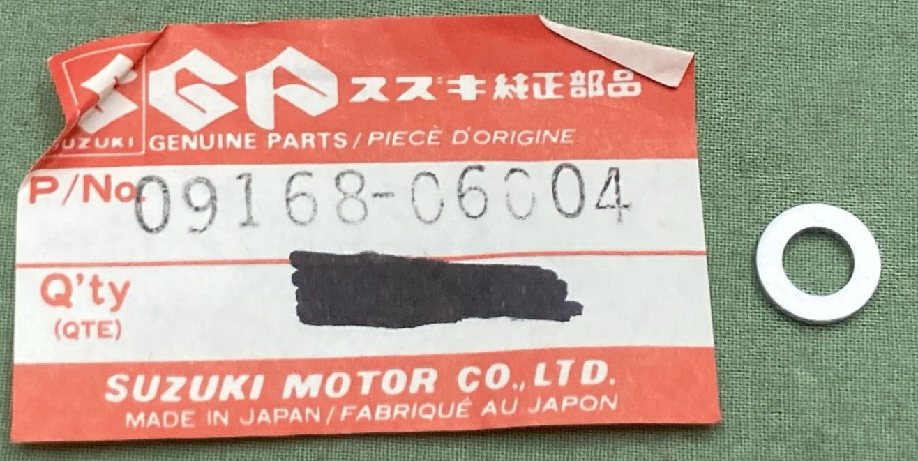 NEW GENUINE SUZUKI 09168-06004 GASKET K11P K15i B100 B105 KT120 T200 TC200 1968