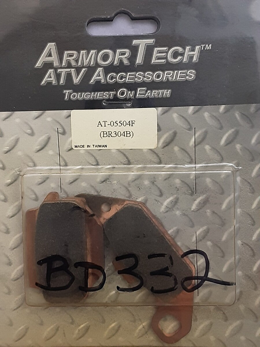 NEW ARMOR TECH BR304B BRAKE PAD SET SUZUKI LT230 KAWASAKI KSF250