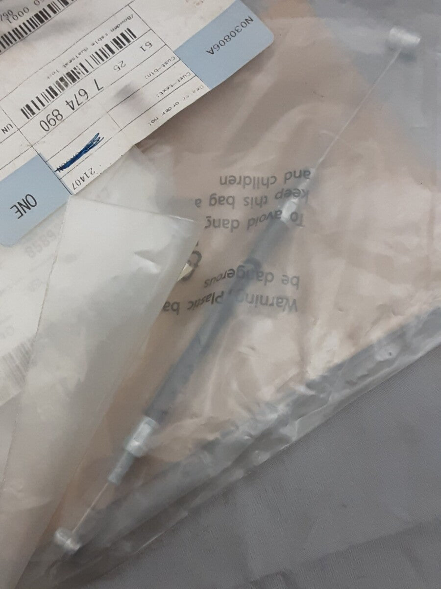 NEW GENUINE BMW 51257674890 BOWDEN CABLE DUALSEAT LOCK F800 2004-2012