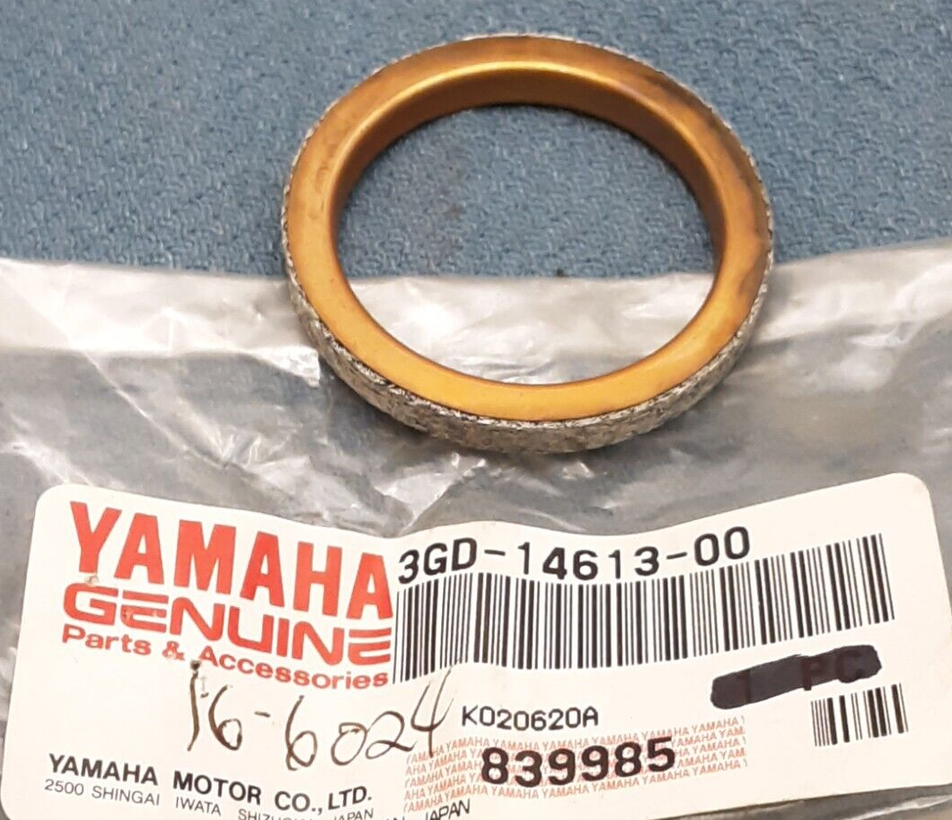 NEW GENUINE YAMAHA 3GD-14613-00 GASKET, EXHAUST PIPE V Max VMX1200 84-21
