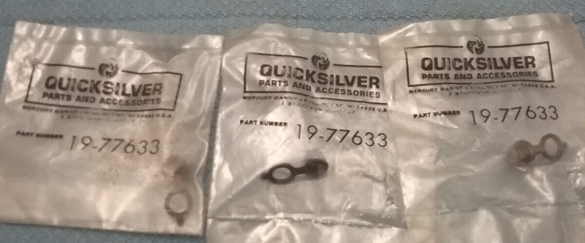 NEW QUICKSILVER 19-77633 QTY3 LUBRICAP Mercruiser Sterndrive Outdrives