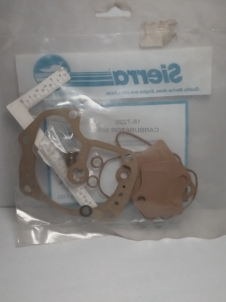 NEW SIERRA 18-7220 CARBURETOR KIT JOHNSON EVINRUDE 130 200 225 250HP