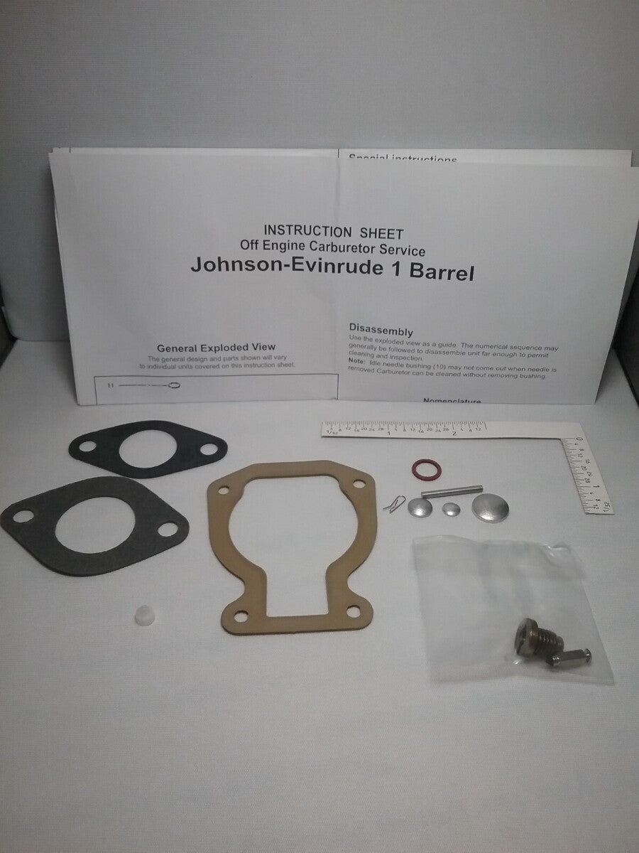 NEW SIERRA 18-7223 CARBURETOR KIT JOHNSON EVINRUDE 4 9.9 15HP