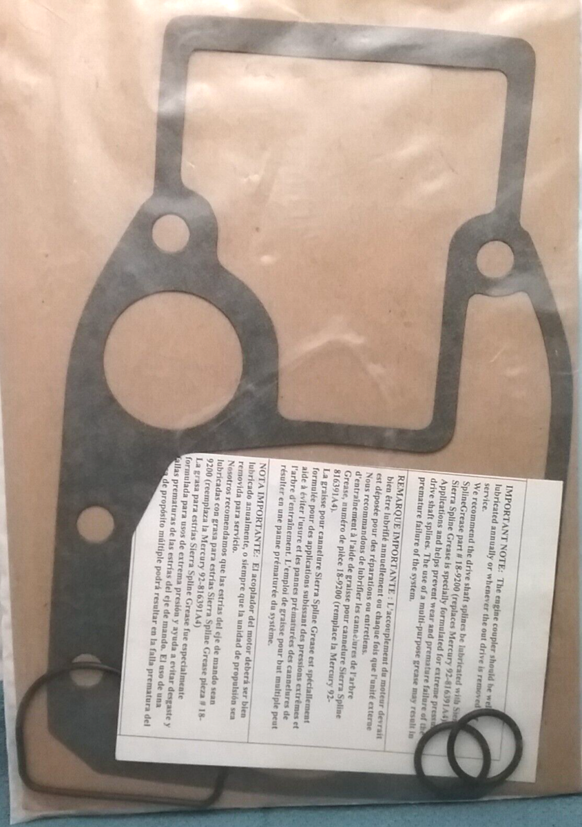 NEW SIERRA 18-2613 OUTDRIVE GASKET SET EVINRUDE JOHNSON Yamaha outboards