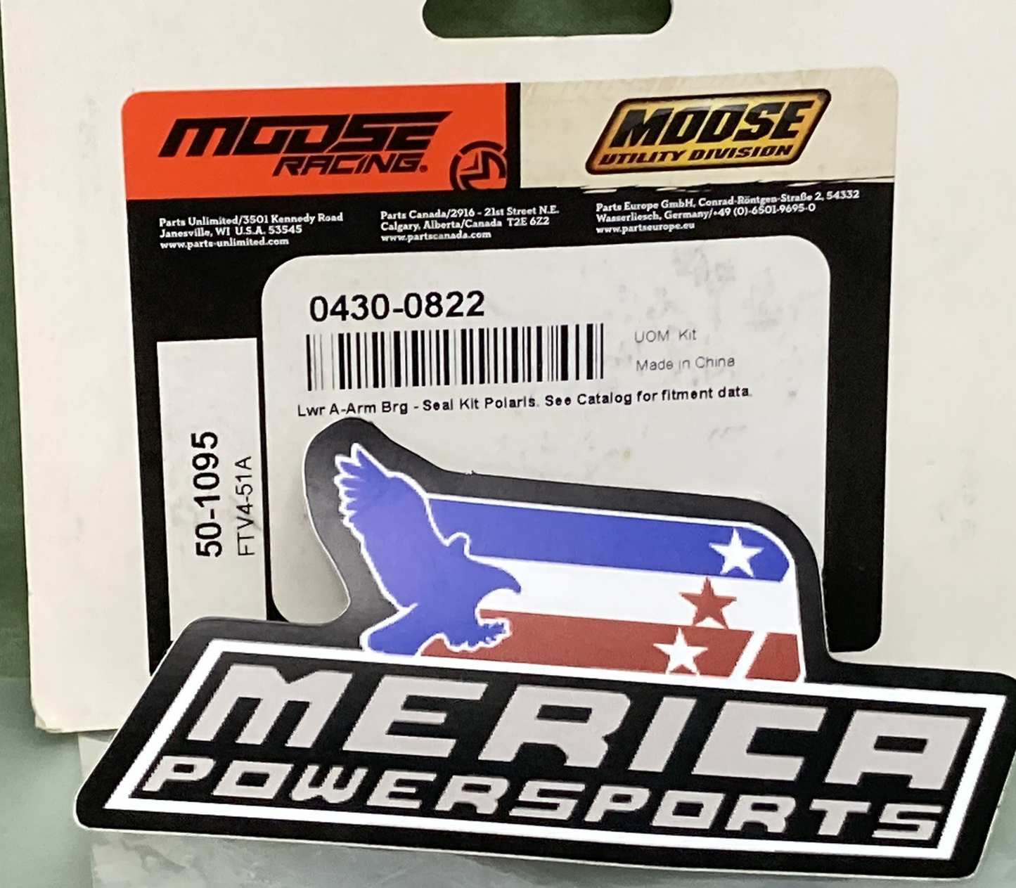 NEW GENUINE MOOSE RACING 0430-0822 A-Arm Kit