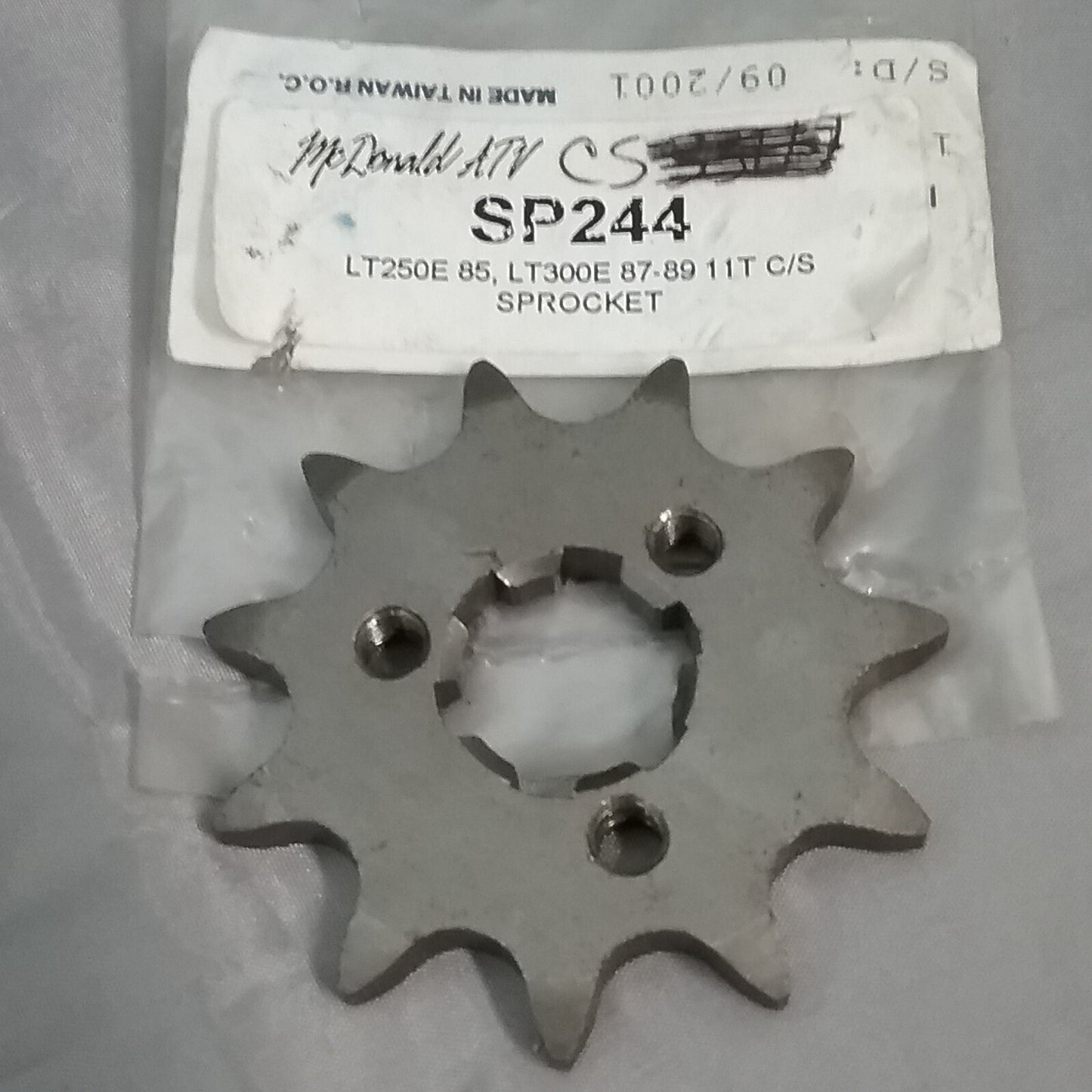 NEW CYCLE CRAFT 17180 11T SPROCKET, ENGINE SUZUKI 27511-24502 LT250EF 85-86