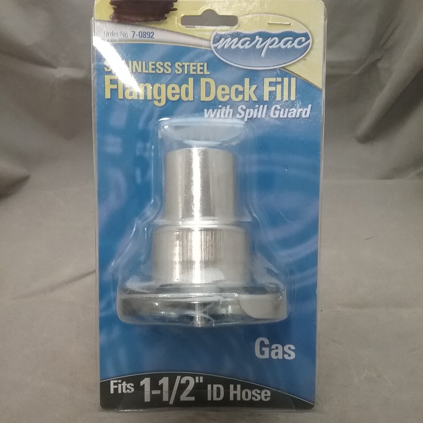 NEW MARPAC 7-0892 FLANGED DECK FILL UNIVERSAL FOR 1-1/2" HOSE