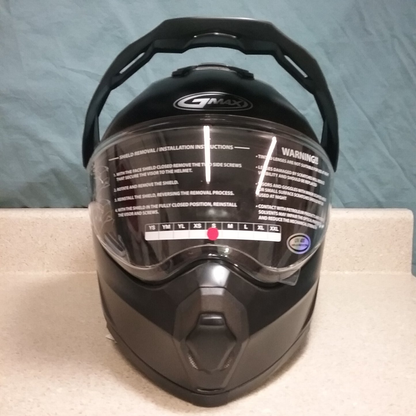 NEW GMAX AT-21 ADVENTURE HELMET - MATTE BLACK - SMALL